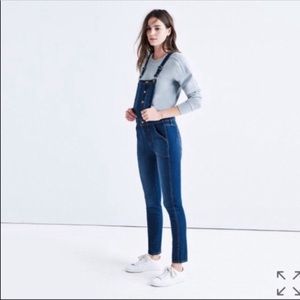Madewell Button front overalls